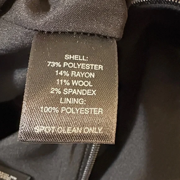 WH/BM Embellished Black Skirt Sz 4 - Picture 7 of 15